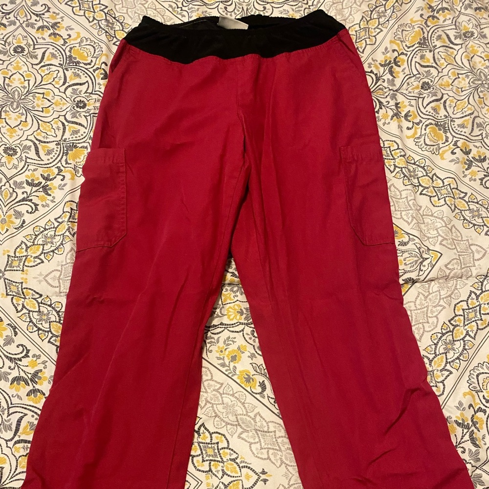 Pink UA scrub bottoms